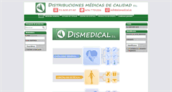 Desktop Screenshot of dismedical.es