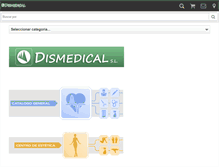 Tablet Screenshot of dismedical.es